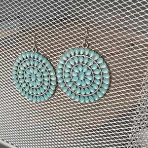 Teal medallions